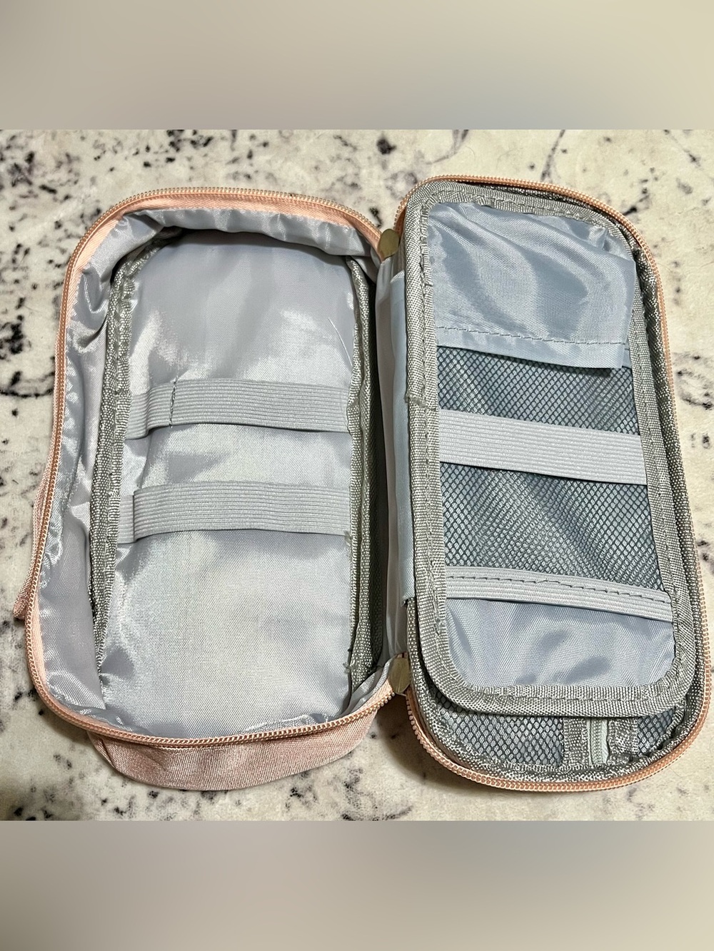 NEW BTS Travel Pouch (soft pink) 9.5in x4in x 2in - Picture 6 of 7
